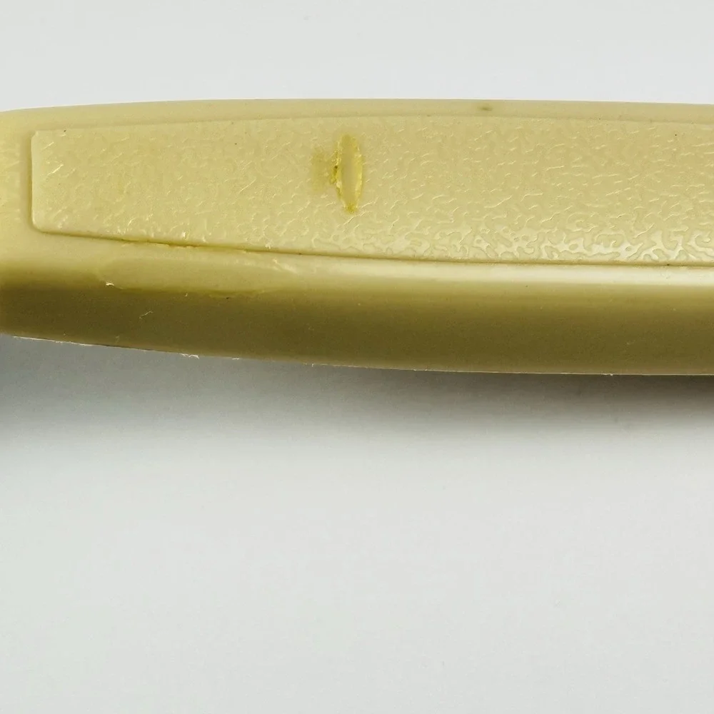 VTG Wide Slotted Spatula By KOCO Japan Black Nylon Wheat Floral Graphics